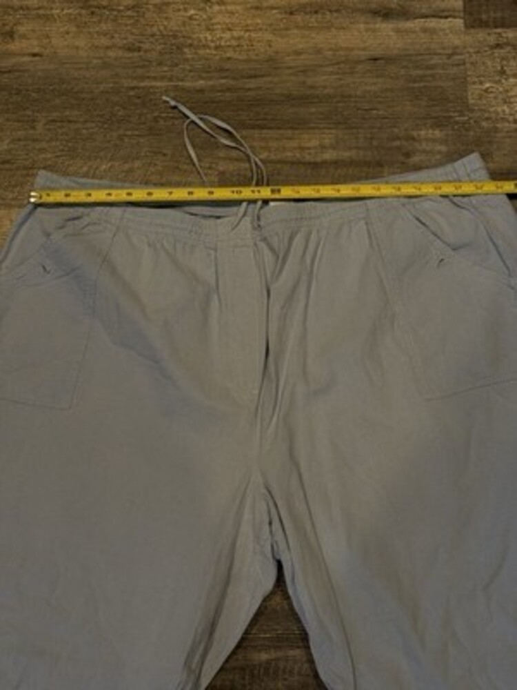 Fashion Bug Butterfly Lbl Pants Women's Size 26 / 28 W Light Blue Cotton SKU213